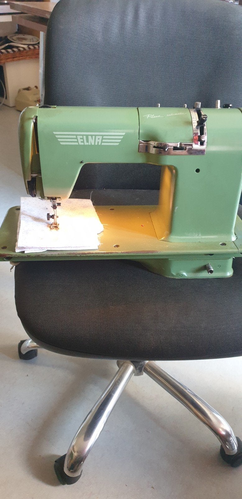 vintage Elna Supermatic naaimachine uit de jaren 50,, Ophalen, Naaimachine