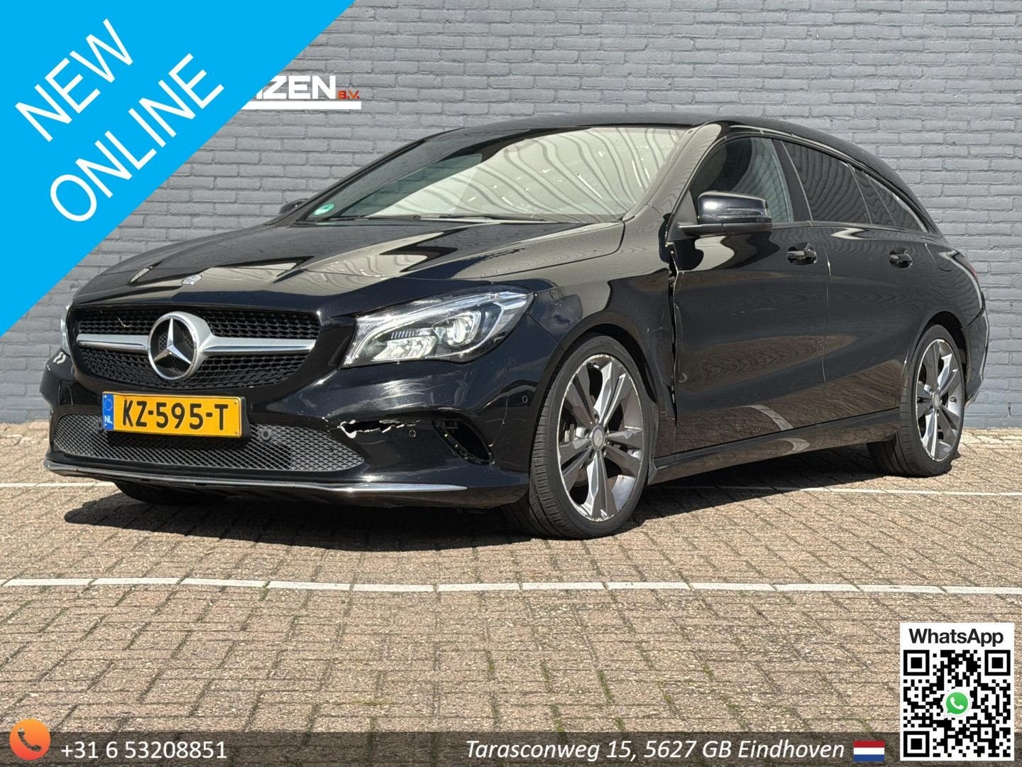 Mercedes-Benz CLA 180 Shooting Brake Lease Edition Plus | €, Auto's, CLA, Zwart, Navigatiesysteem, 134 g/km