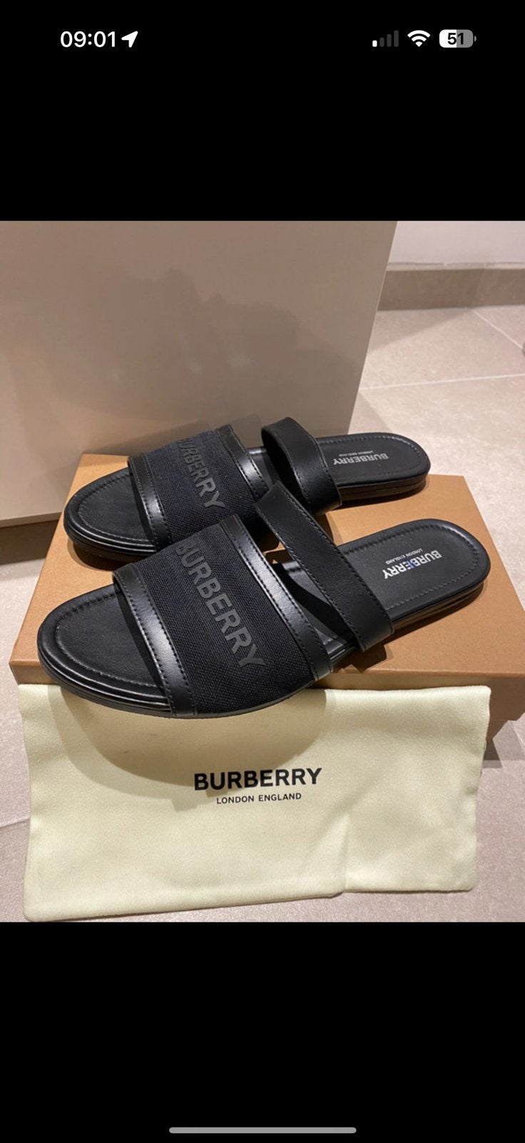 tongs Burberry, Enlèvement ou Envoi, Sandales de bain