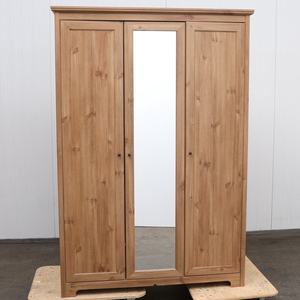 halkast - kleerkast   50 euro, Huis en Inrichting, Ophalen, Met deur(en), 100 tot 150 cm, Grenenhout