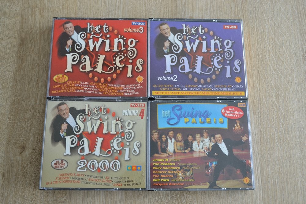 CD's swingpaleis 4 stuks, CD & DVD, Suppléments, Enlèvement ou Envoi, Comme neuf, Autres genres