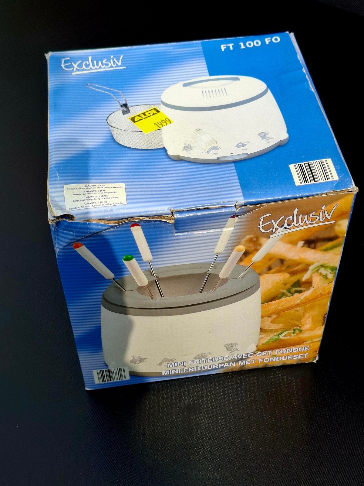 Mini friteuse met fondueset, Ophalen of Verzenden, Nieuw