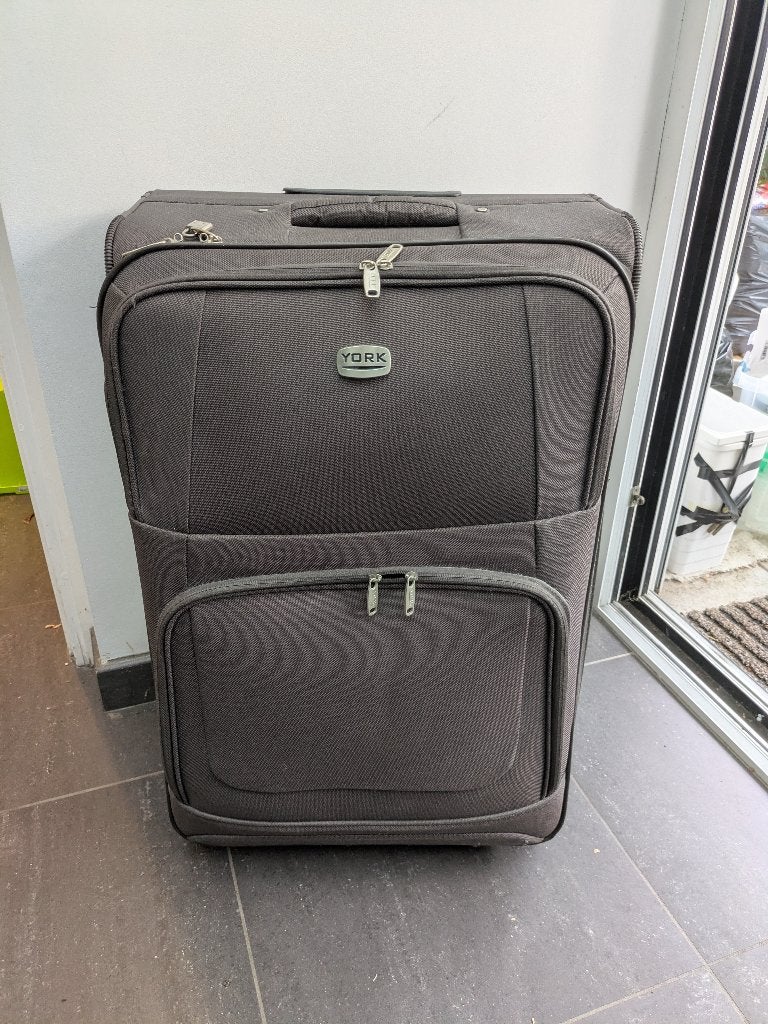 Reiskoffer set York, Ophalen, Gebruikt, Zacht kunststof, Slot