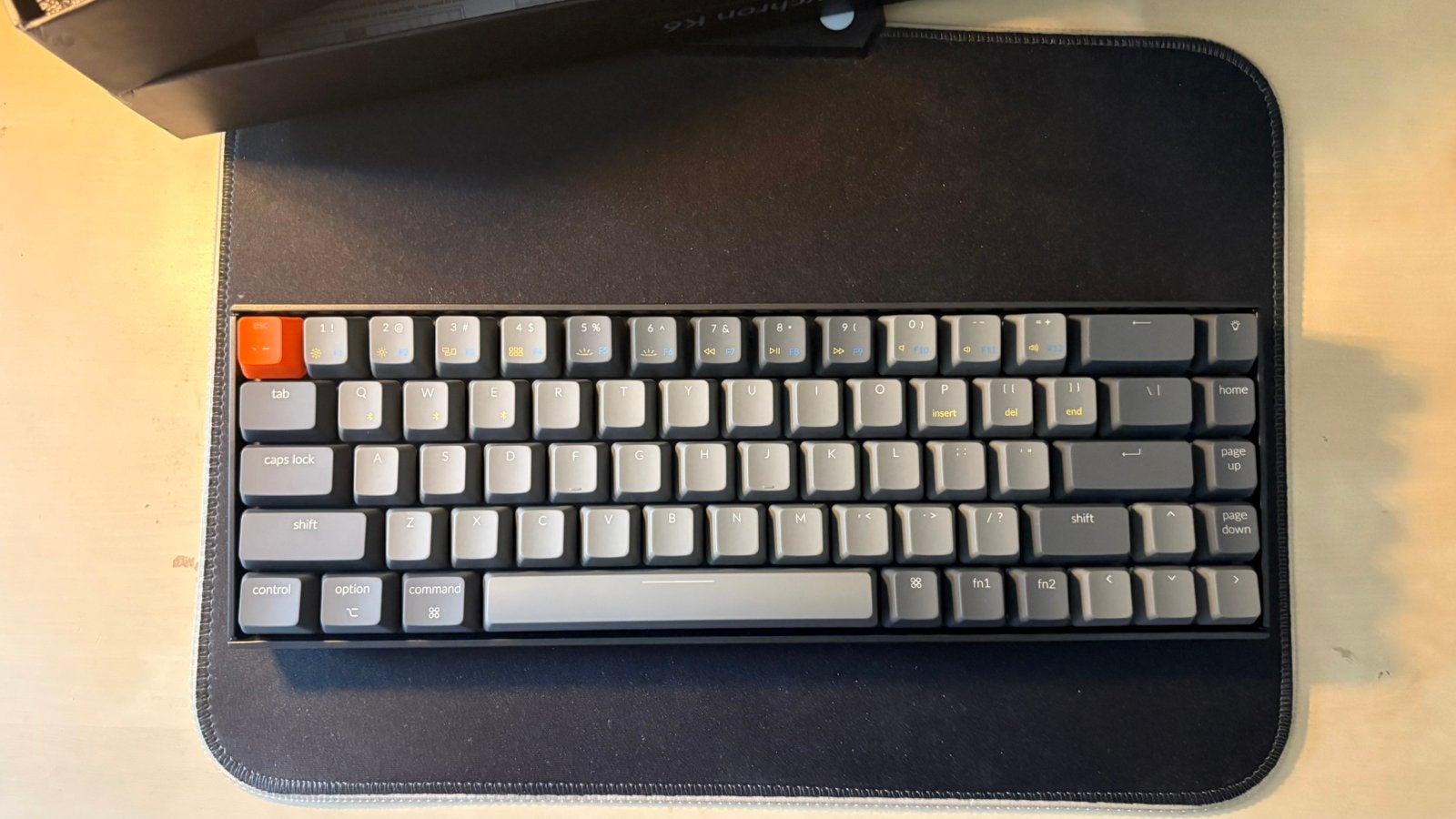 Keychron K6 mechanisch toetsenbord – Zo goed als nieuw, Computers en Software, Ophalen, Zo goed als nieuw, Gaming