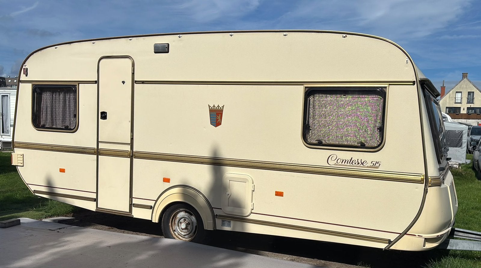 Comtesse 515 bj 1996 met een Goldcamp admiral 275, Caravans en Kamperen, Rondzit, Tabbert, Ringverwarming, 750 - 1000 kg
