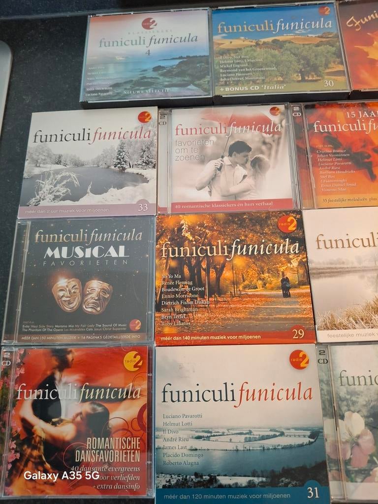 Dubbel en 3 cd boxen funiculi funicula, Cd's en Dvd's, Ophalen of Verzenden