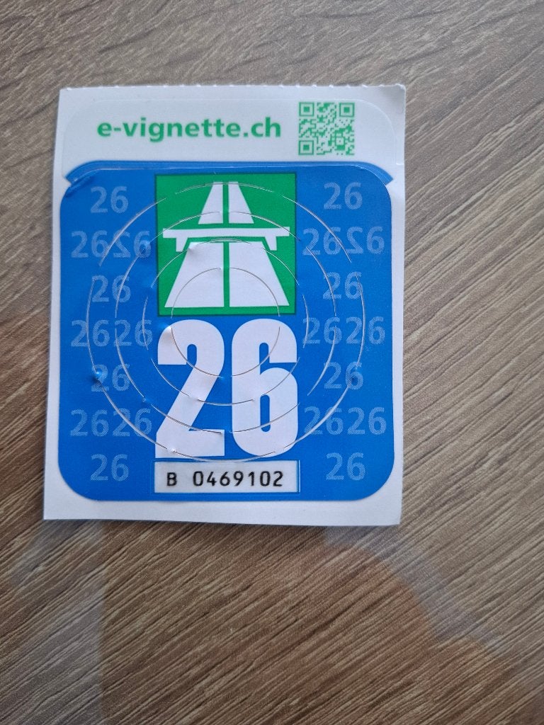 Vignette Suisse, Enlèvement, Non oblitéré