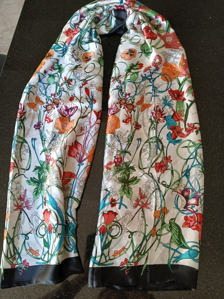 grote sjaal/ foulard, Kleding | Dames, Ophalen of Verzenden, Nieuw, Sjaal