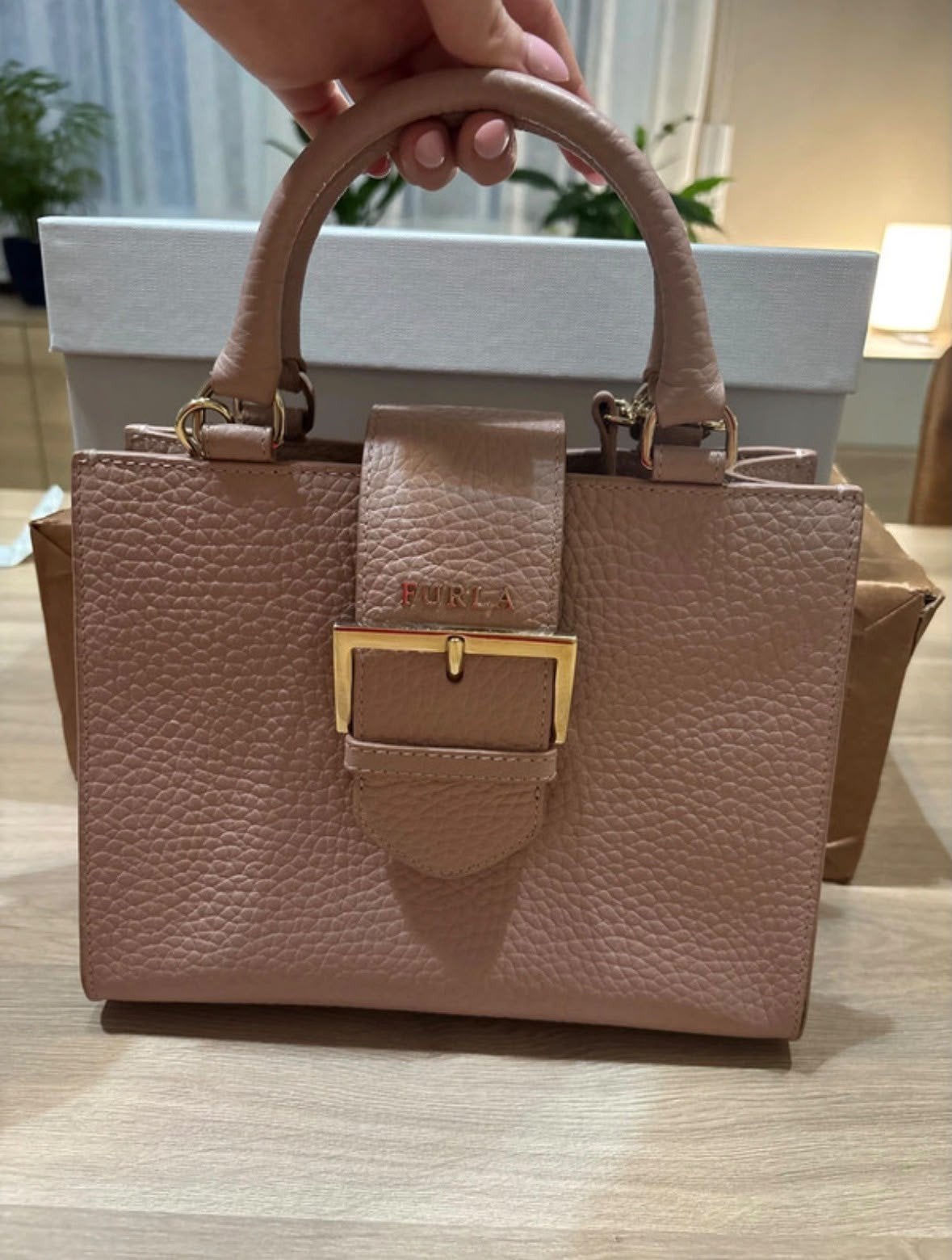 Furla handtas, Handtassen en Accessoires, Ophalen of Verzenden, Zo goed als nieuw, Roze, Handtas