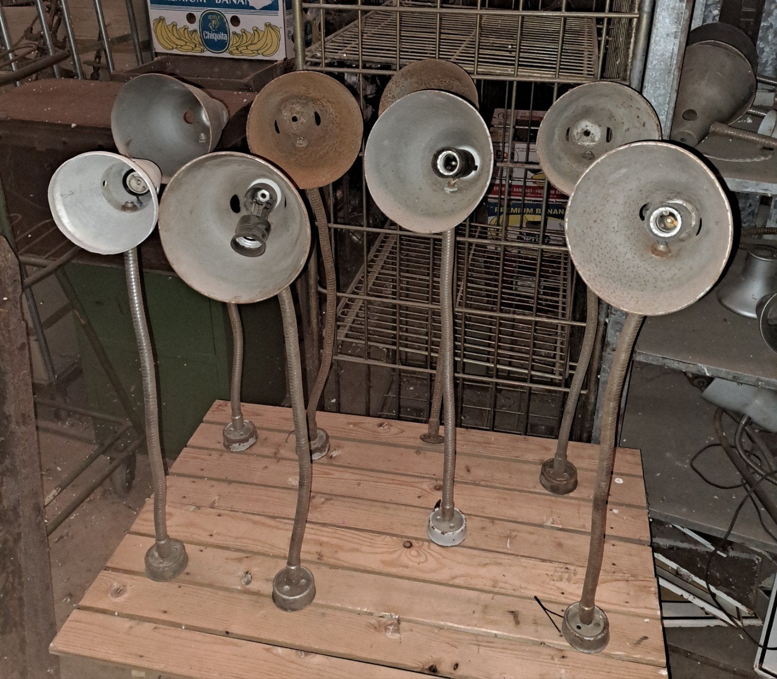 lamp lampen oude buraulampen, Antiek en Kunst, Ophalen