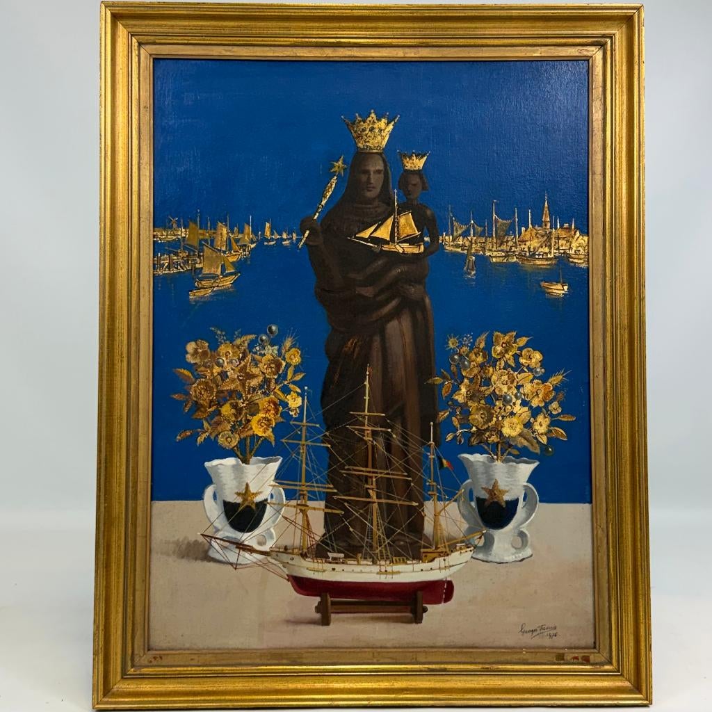 “Onze-Lieve-Vrouw van de Zee” door Georges Frederick, Antiek en Kunst, Ophalen of Verzenden