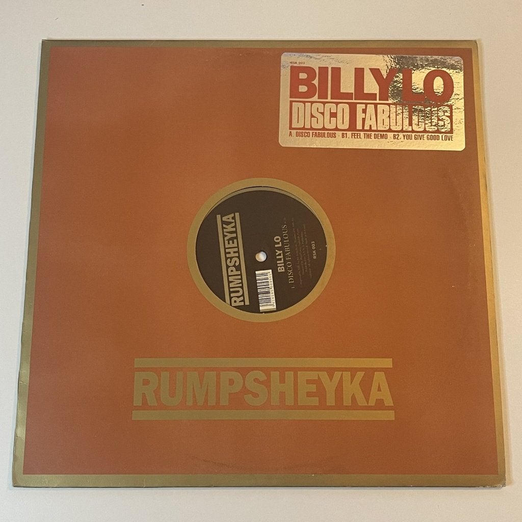 Billy Lo - Disco Fabulous, Cd's en Dvd's, Ophalen of Verzenden, 12 inch, House