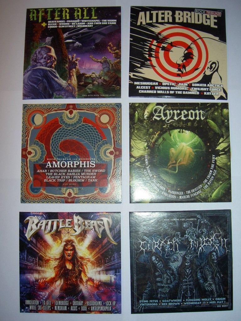 Lot de CD promotionnels en métal, CD & DVD, Metal, Enlèvement ou Envoi, Comme neuf, Promo