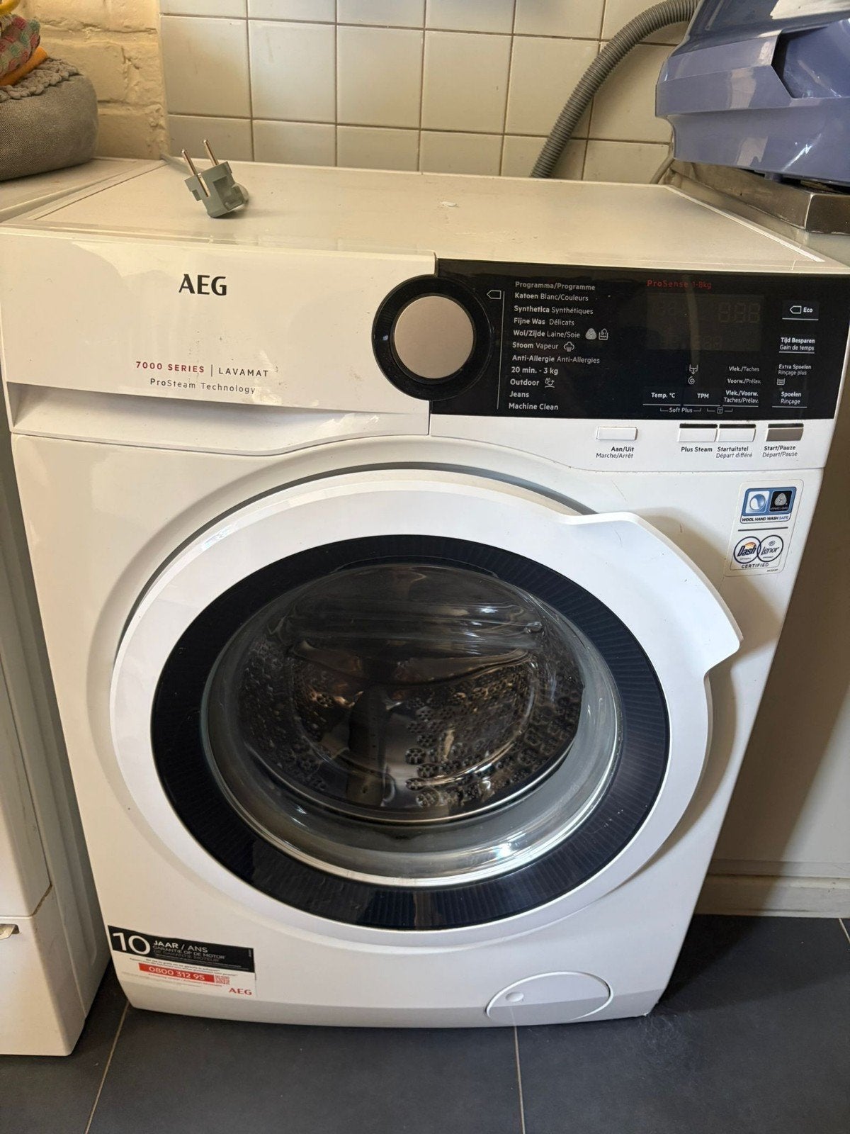 Wasmachine, Ophalen
