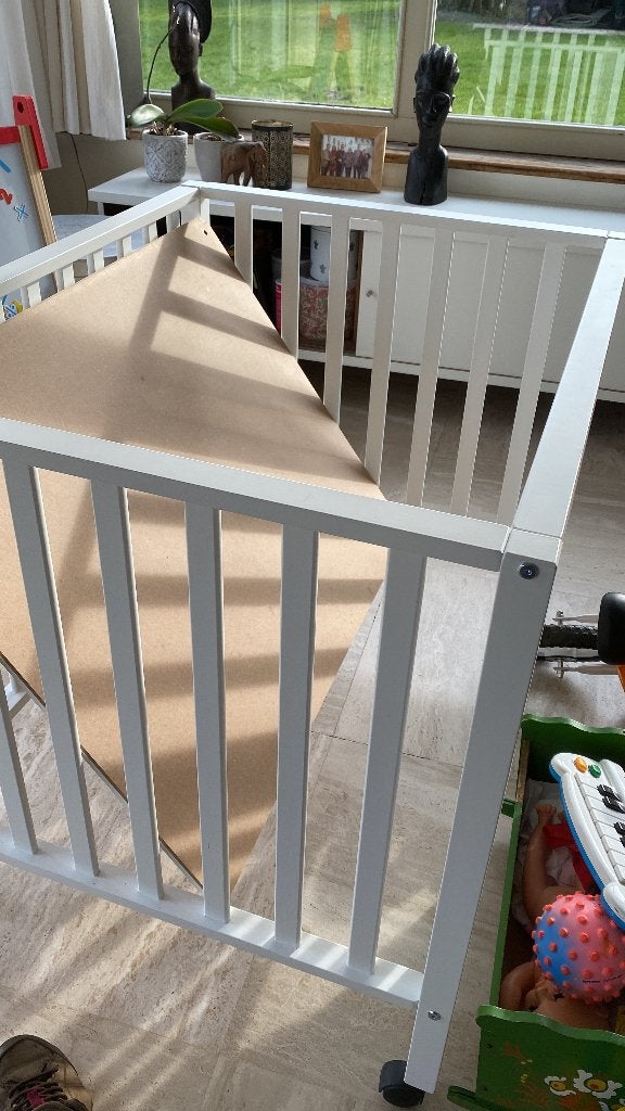 verrijdbaar babypark, Ophalen, Gebruikt, Rechthoekig, In hoogte verstelbaar