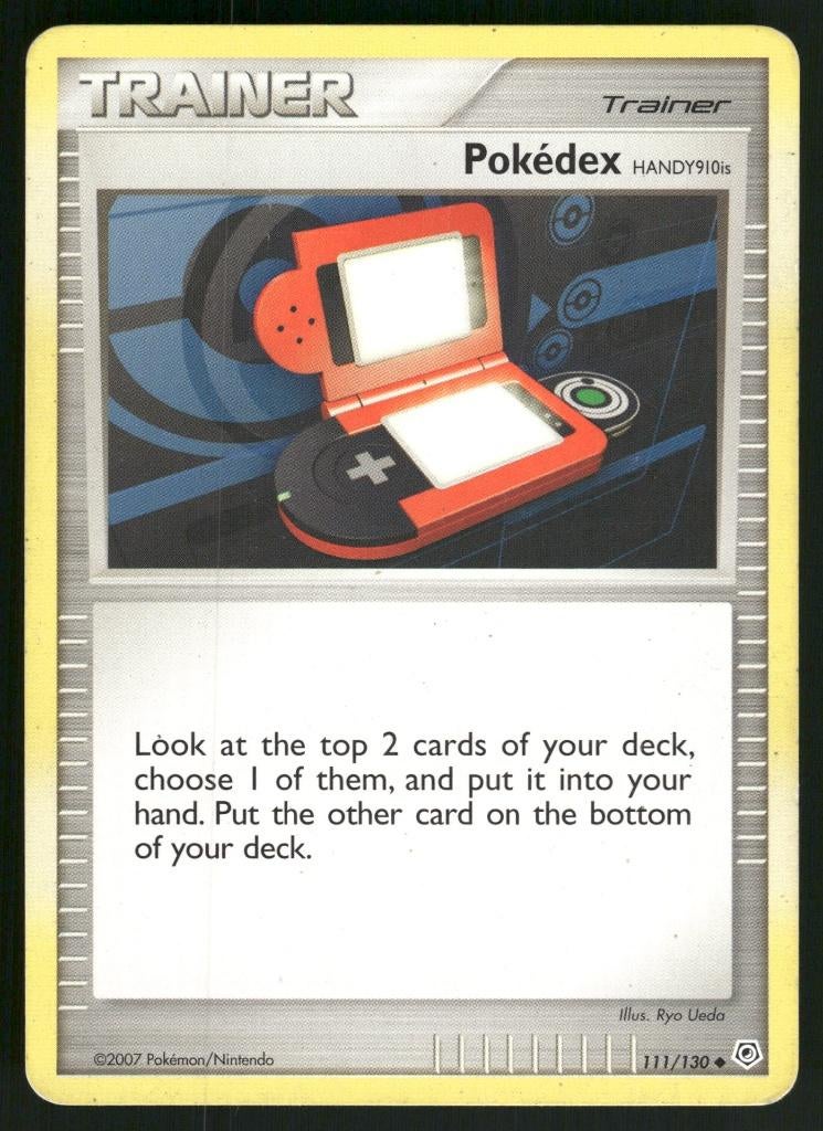 Pokédex HANDY910is 111/130 - Diamond &amp; Pearl (Good), Envoi, Utilisé
