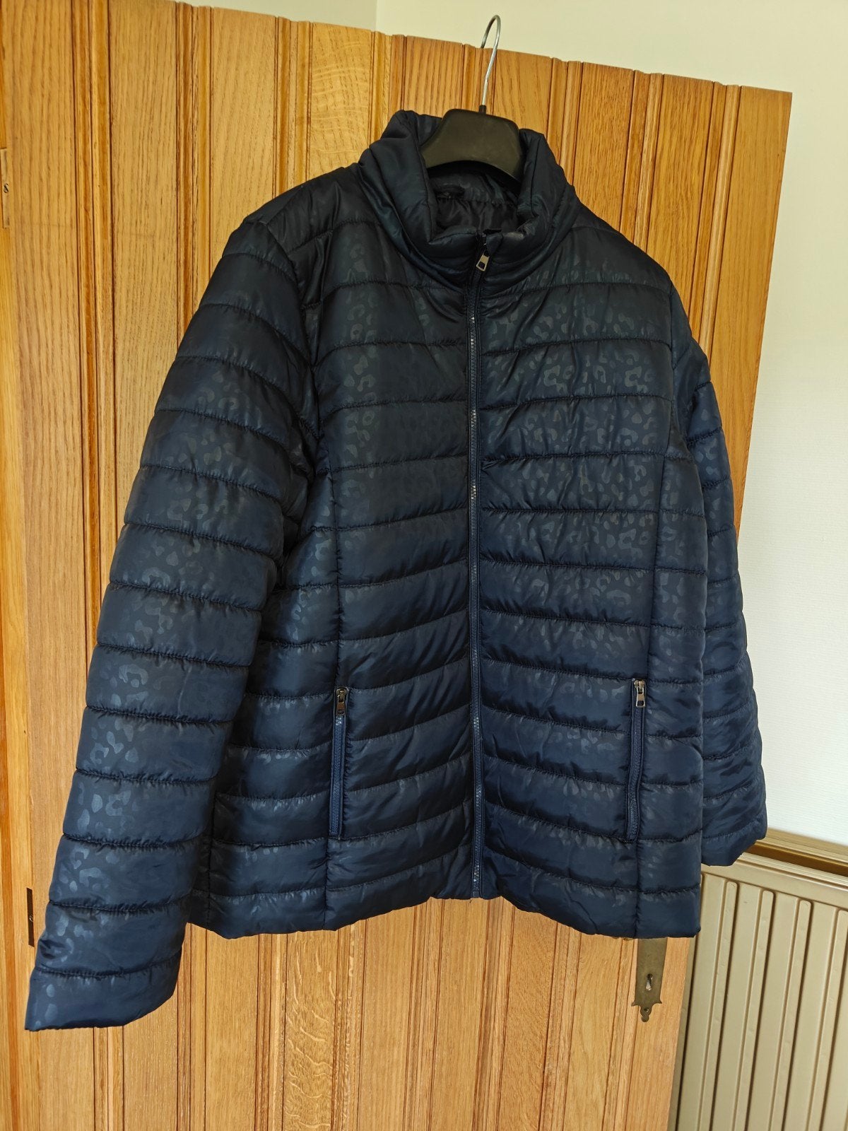 Donkerblauwe jas Zeeman maat 48, Ophalen of Verzenden, Maat 46/48 (XL) of groter, Blauw