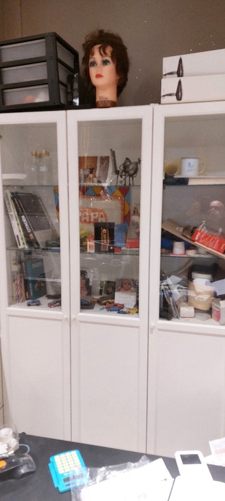 Meuble vitrine ikea avec éclairage, Maison & Meubles, Armoires | Vitrines, Comme neuf, 150 à 200 cm, 50 à 100 cm, 25 à 50 cm, Enlèvement