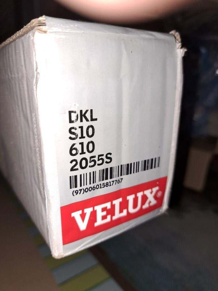 Velux DKL S10 610 2055s Handbediend verduisterend rolgordijn, Ophalen of Verzenden, Nieuw, Blauw