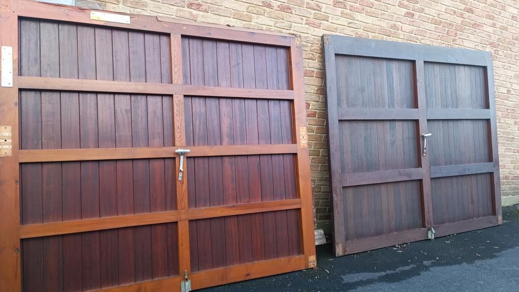 A saisir ! portes de garage démontées, Bricolage & Construction, Enlèvement