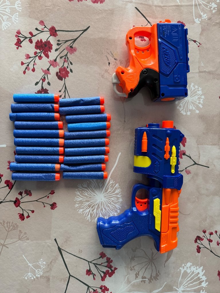 Nerf pistolen, Ophalen, Zo goed als nieuw