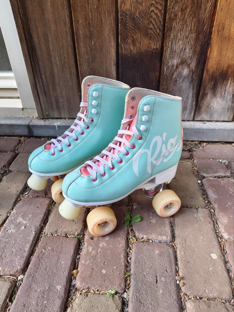 Rolschaatsen maat 39, Overige typen, Zo goed als nieuw, Dames, Ophalen