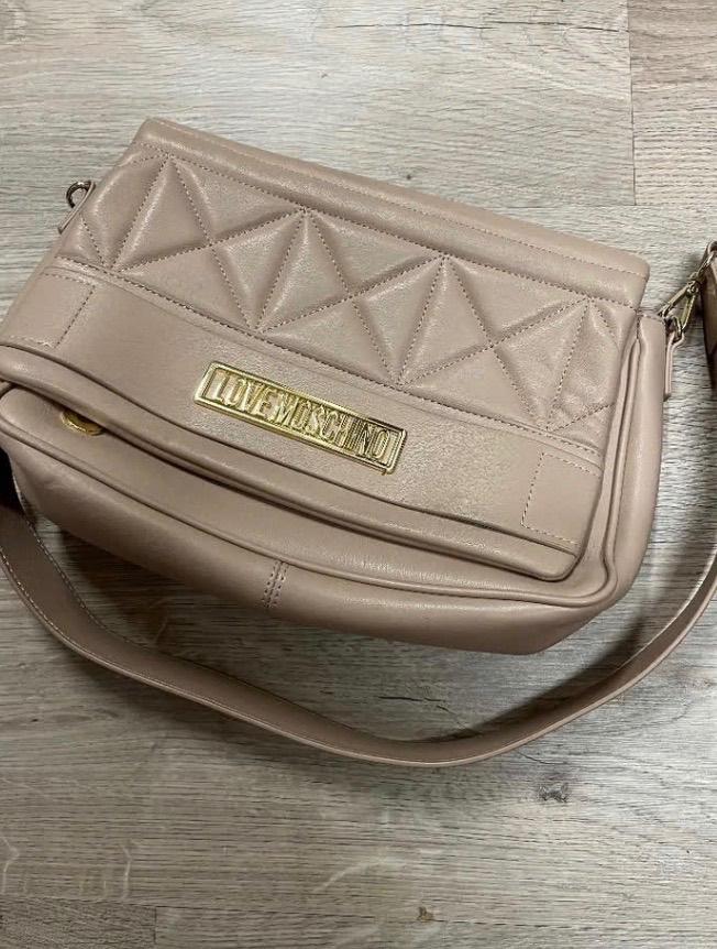 Handtas love Moschino, Enlèvement, Comme neuf, Beige, Sac à main