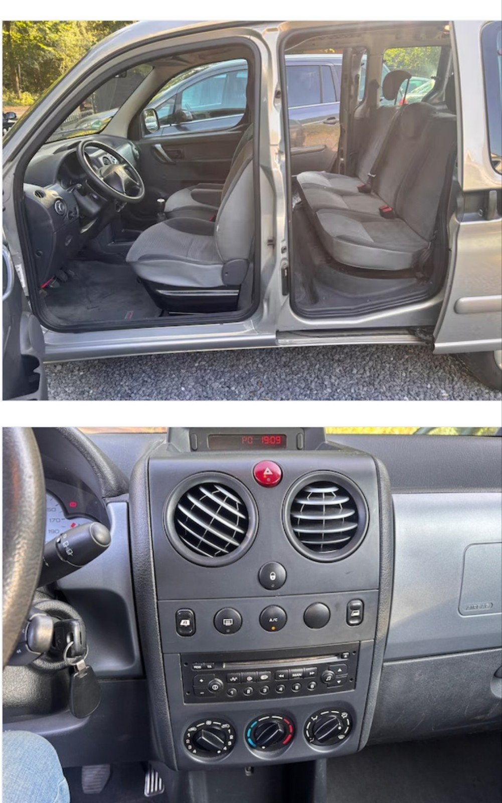citroen Berlingo 1.4i Multivan te koop ongekeurd, Autos, Achat, Boîte manuelle, Autres couleurs, Noir