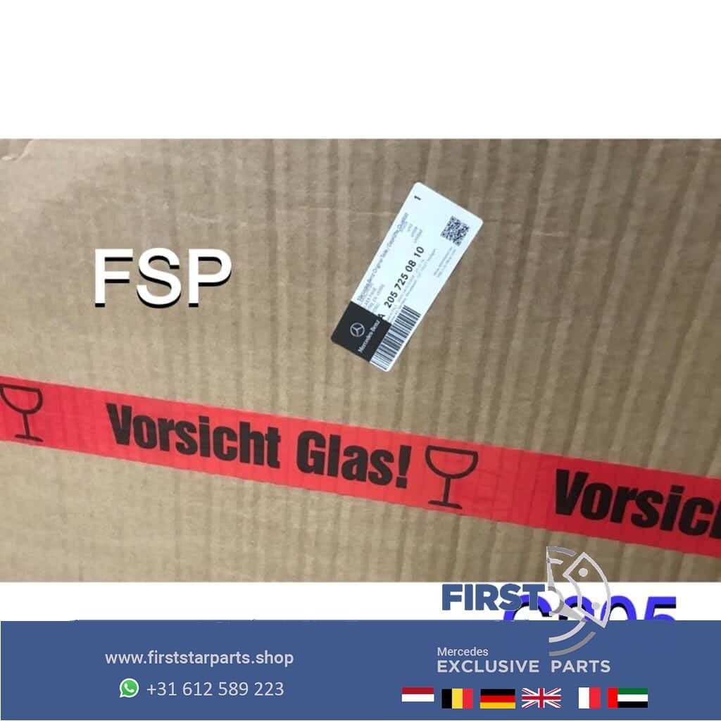 C205 A205 Cabrio portier ruit Mercedes C Klasse Cabrio raam, Gebruikt, -, Ophalen of Verzenden, -