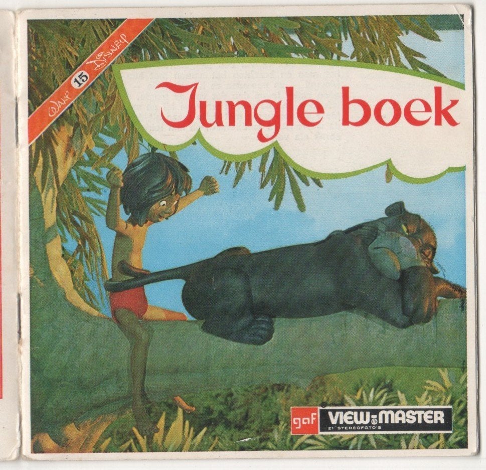 View-master Le livre de la jungle B 363 NL, Enlèvement ou Envoi