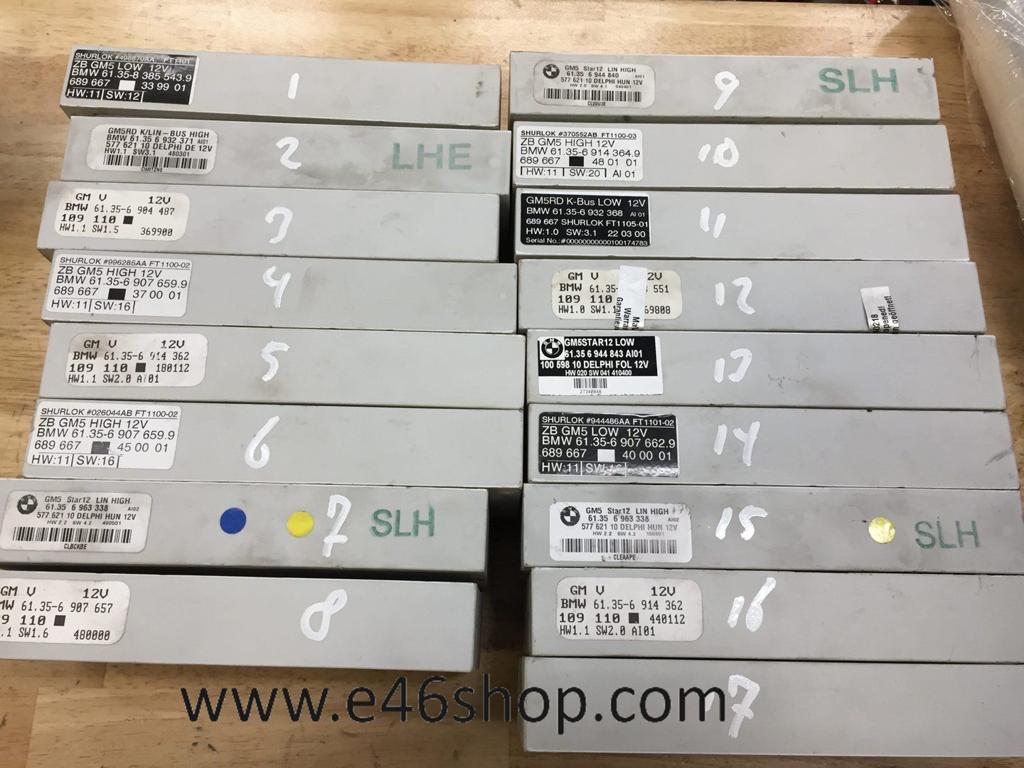 GM5 Modules BMW E46 zie fotos !, Auto-onderdelen, Elektronica en Kabels, BMW, Gebruikt, Ophalen of Verzenden