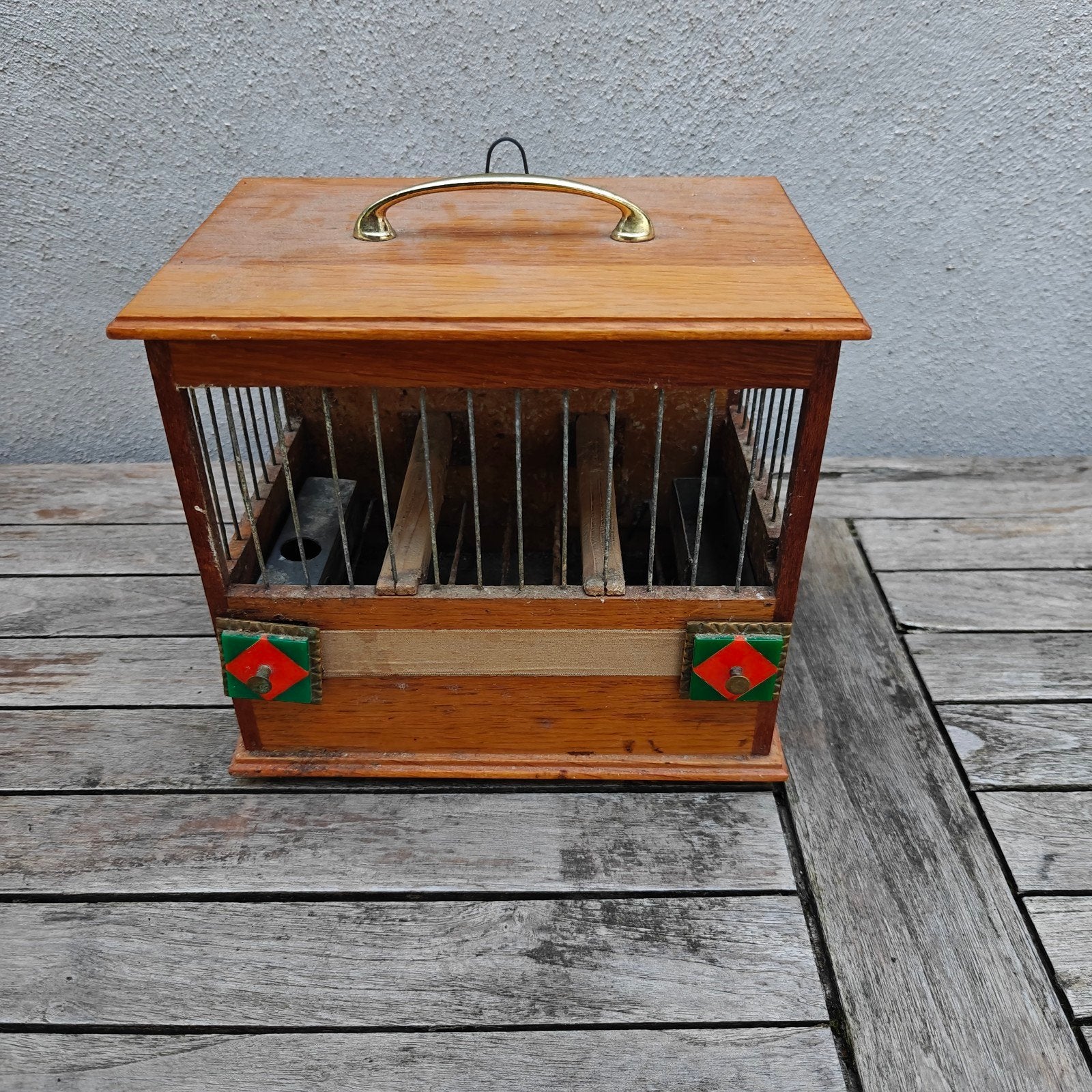Boekvink vink vogelkooi vintage handmade, Ophalen, Vogelkooi