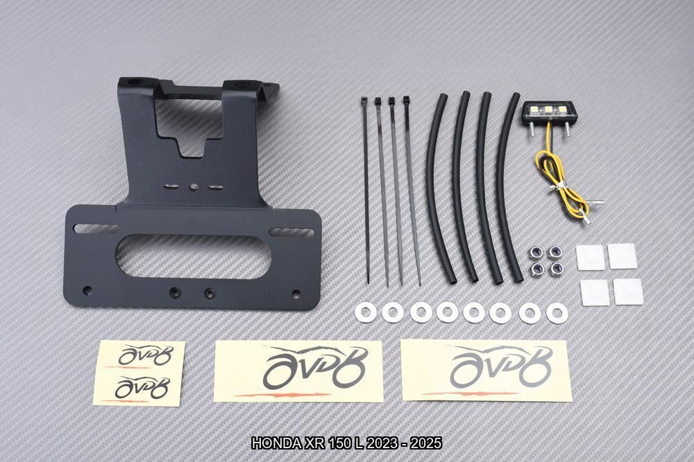 Support de plaque Court AVDB HONDA XR 150 L 2023 - 2025, Motos, Enlèvement ou Envoi, Neuf