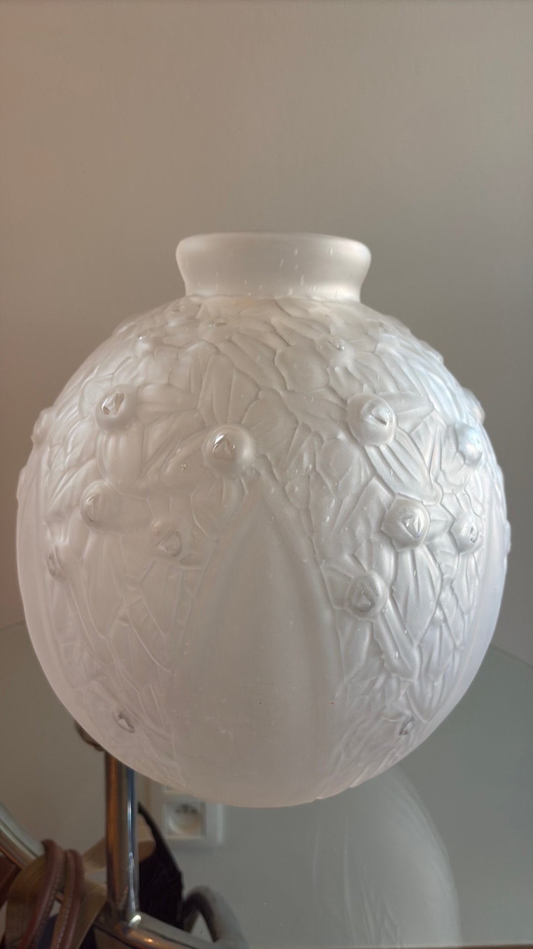 Art deco antieke opaline vaas, Enlèvement ou Envoi