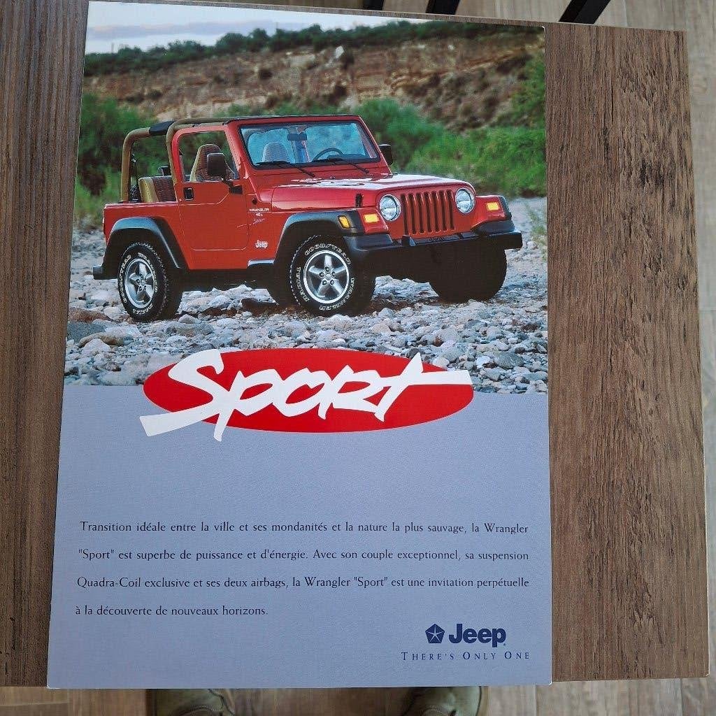 JEEP SPORT  &   JEEP SAHARA, Ophalen of Verzenden, Nieuw, Overige merken