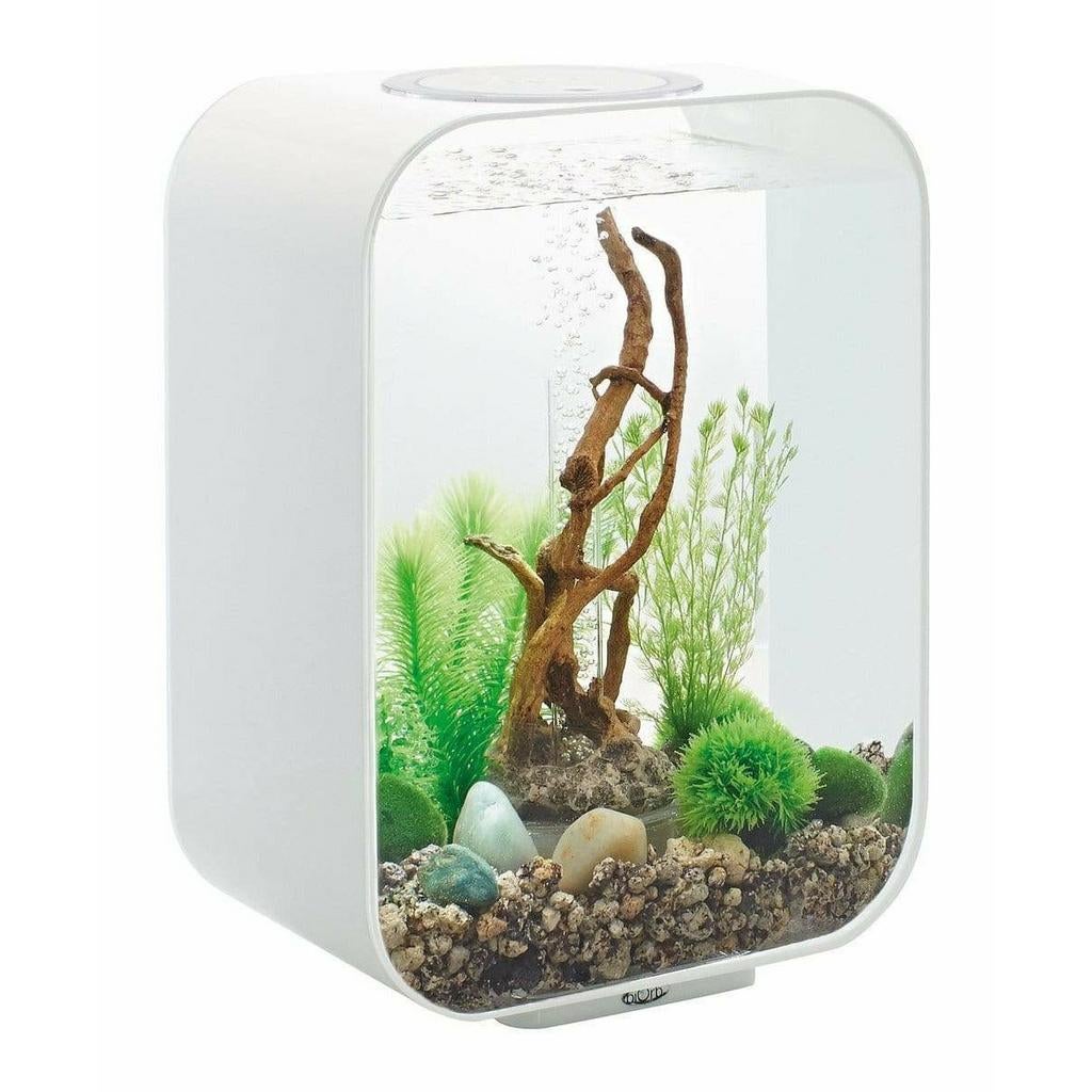 Aquarium Biorb life 45l wit, Enlèvement, Chauffage, Utilisé, Aquarium vide