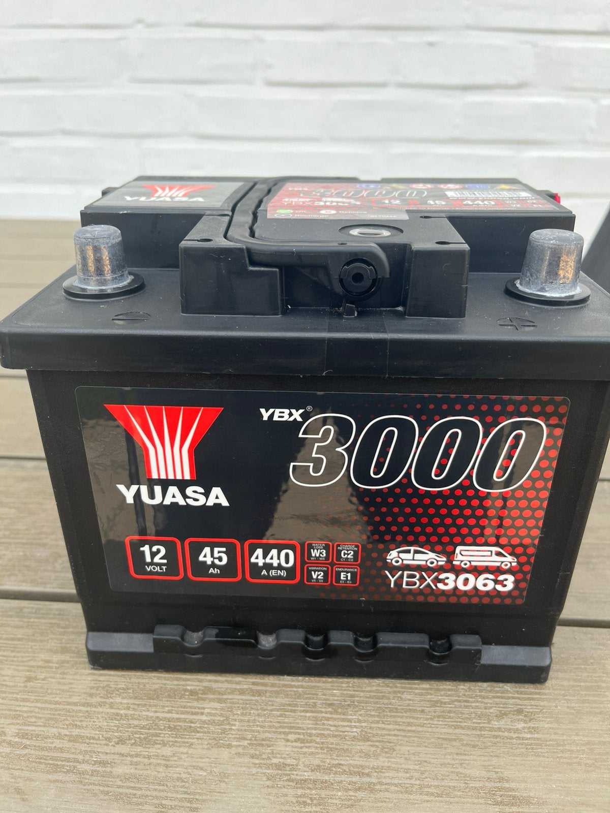 Yuasa ybx3063 45 ah, Auto-onderdelen, Ophalen, Nieuw