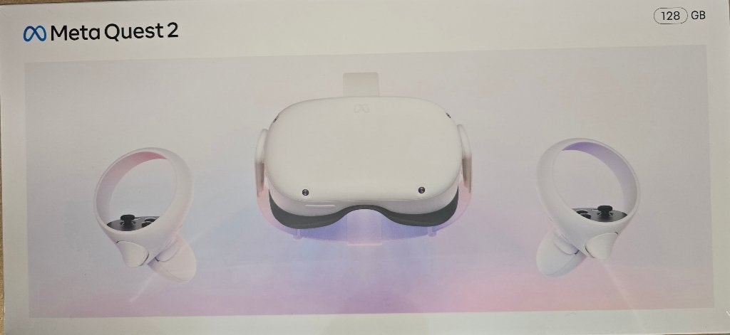Meta Quest 2 (128gb), Consoles de jeu & Jeux vidéo, Virtual Reality, Enlèvement ou Envoi, Neuf, Lunettes VR, Autres plateformes