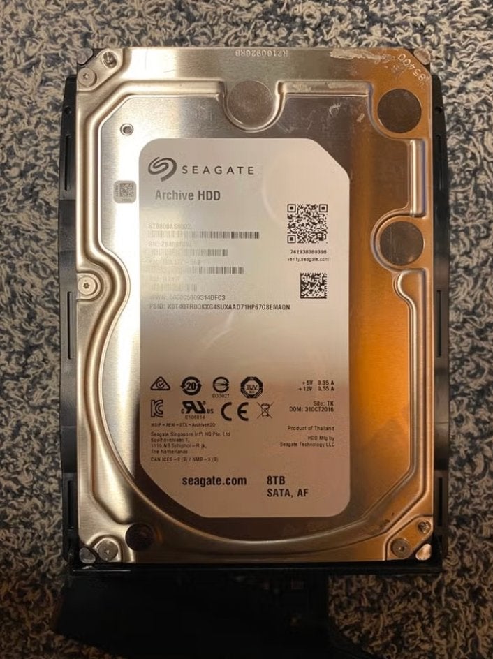 Disque dur Seagate Archive ST8000AS0002 (8 To). NAS, Enlèvement ou Envoi, HDD, Interne, Seagate