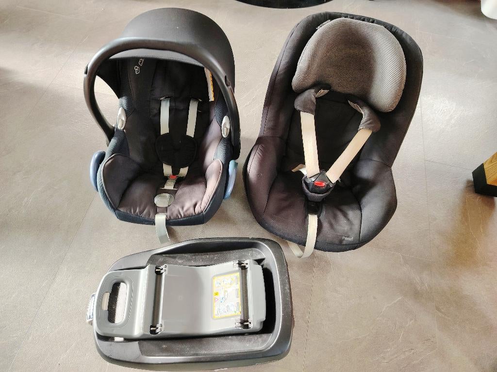 Lot maxi cosy et siège isofix, Ophalen, Gebruikt, 0 t/m 18 kg, Isofix