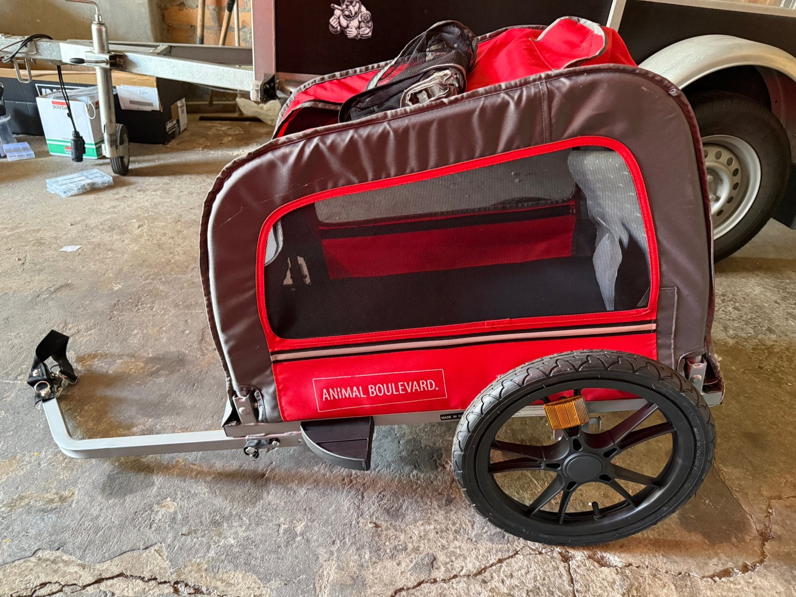 Hondenfiets kar van animal boulevard, Vélos & Vélomoteurs, Enlèvement, Neuf, Remorque pour chien