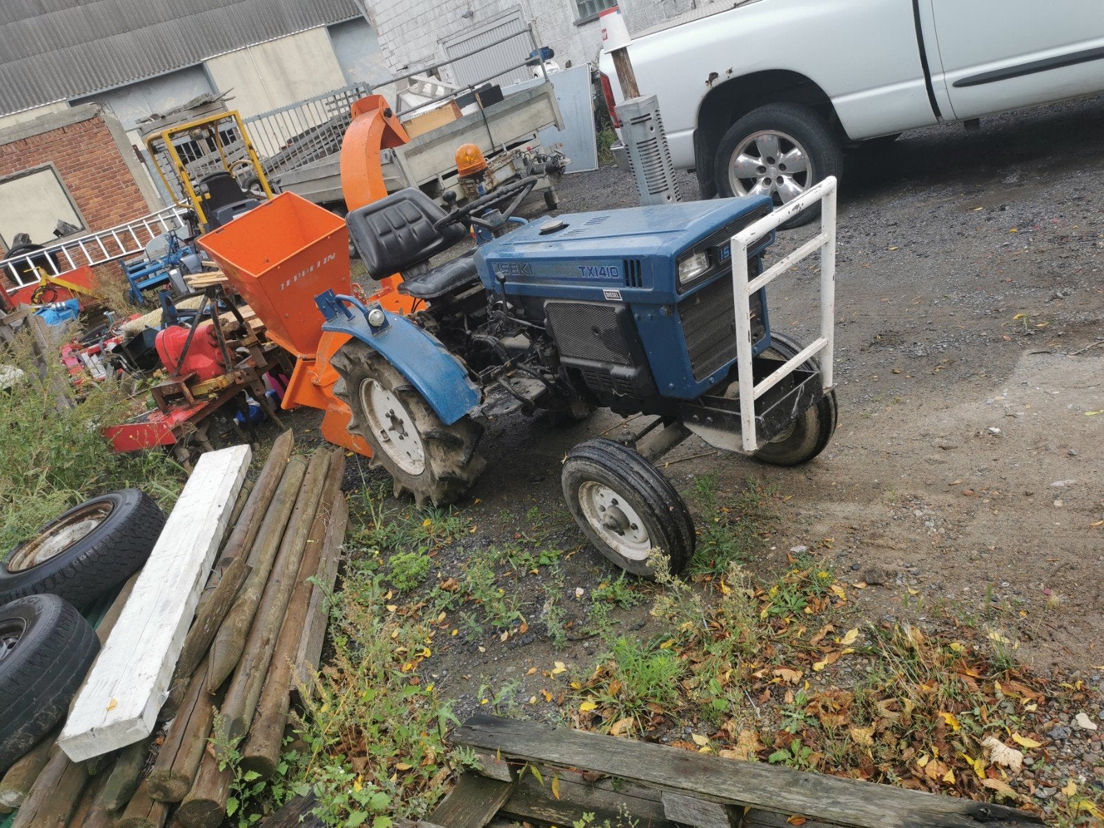 iseki TX1410 minitractor, Articles professionnels, Enlèvement