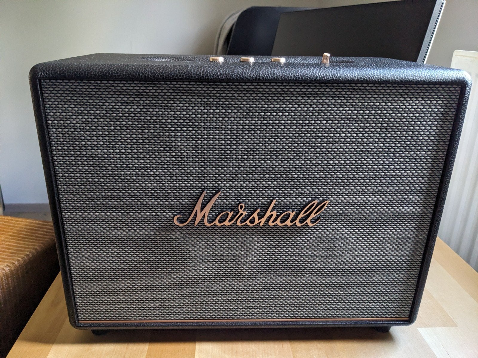Marshall Woburn 3, Audio, Tv en Foto, Luidsprekerboxen, Party speaker, Zo goed als nieuw, AUX-ingang, Ophalen