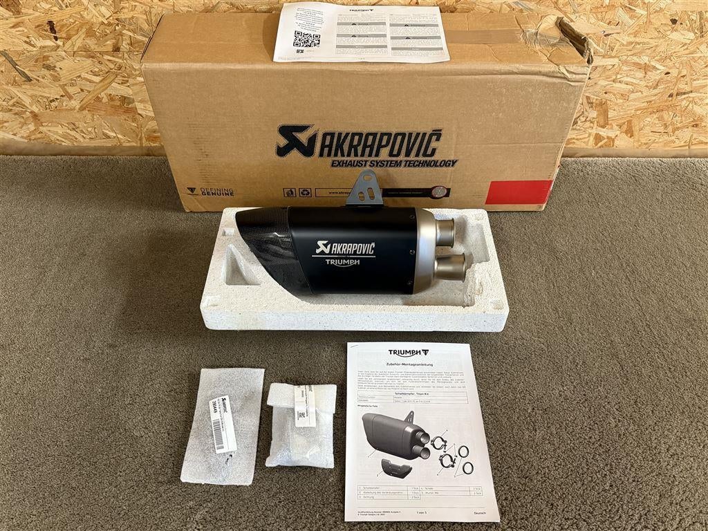 Akrapovic uitlaat Triumph Speed Triple 1200 RS 2025 A9608189, Motoren, Verzenden, Nieuw