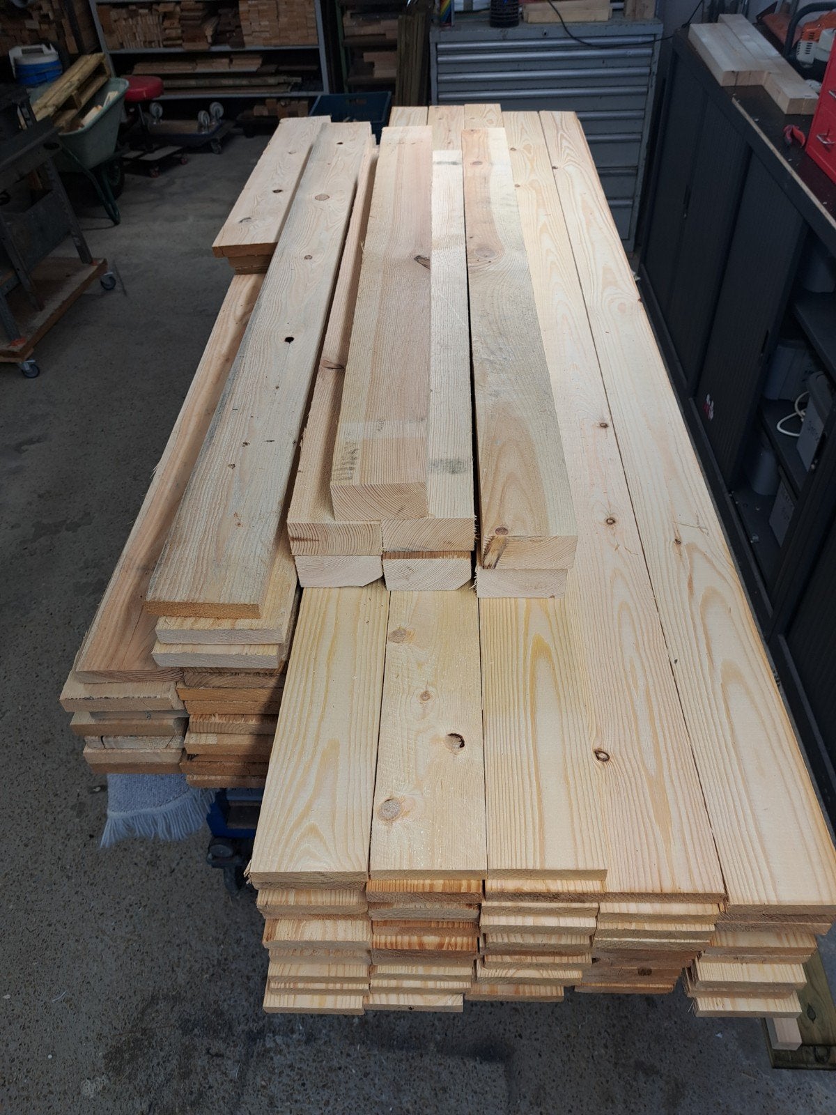 planken den vuren Geschaafd, Doe-het-zelf en Bouw, Hout en Planken, Vuren, Ophalen