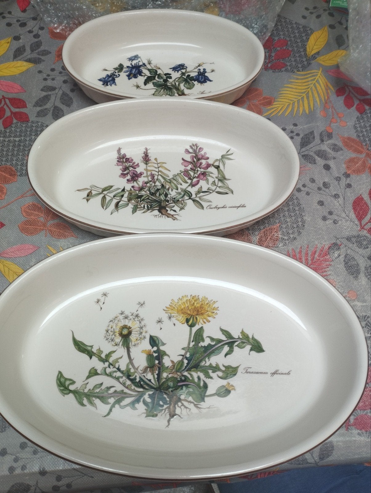 rare et superbe lot de 3plats Villeroy et Boch four état nic, Antiquités & Art, Enlèvement