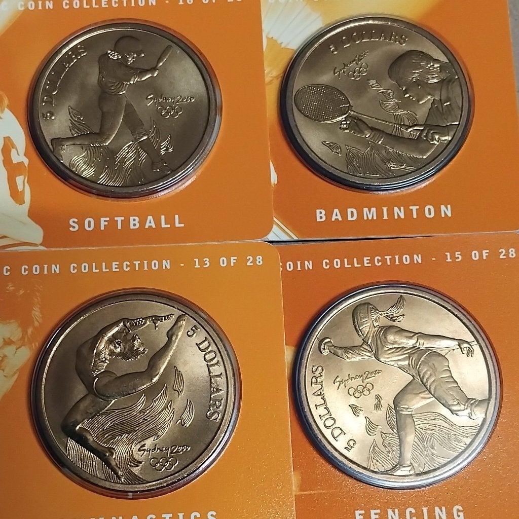MUNTEN AUSTRALIA / 4 X 5 DOLLAR BRONS, Timbres & Monnaies, Monnaies | Amérique, Enlèvement