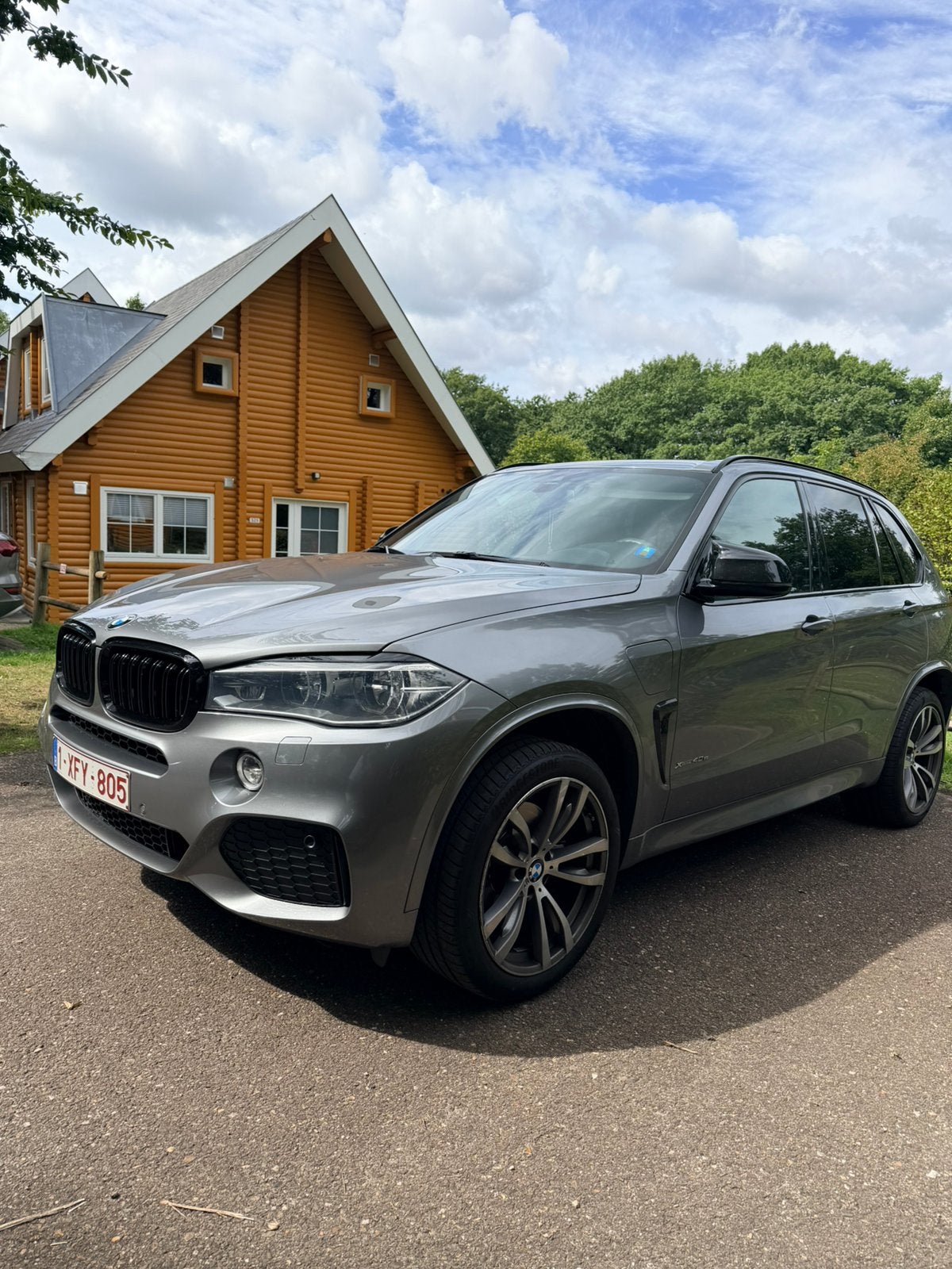 BMW X5 Xdrive40e M sport 2017, Autos, Cuir, Argent ou Gris, Achat, 5 portes