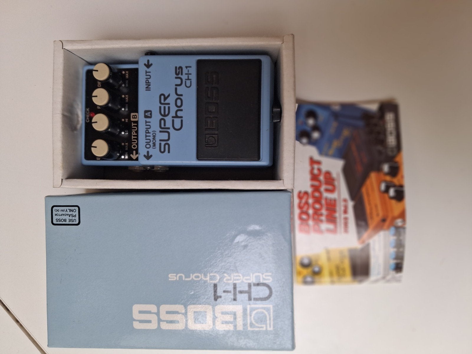 boss CH-1 vintage superchorus 90's, Muziek en Instrumenten, Effecten, Ophalen of Verzenden, Gebruikt, Chorus