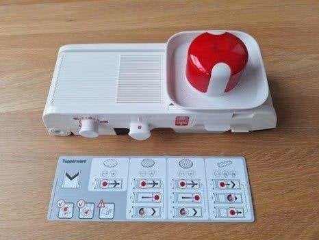 Mandoline Tupperware, Maison & Meubles, Cuisine| Tupperware, Enlèvement ou Envoi, Comme neuf, Blanc, Autres types